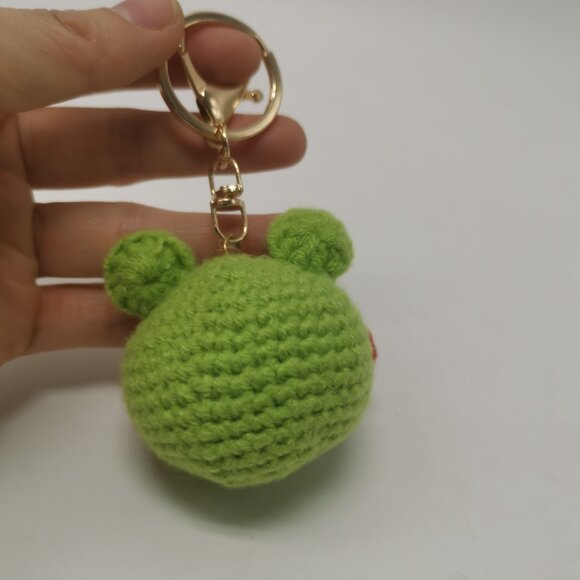 Cute Handmade Crochet Doll Keychain Pikachu Pendant DIY Knitting Gift - Picture 10 of 10